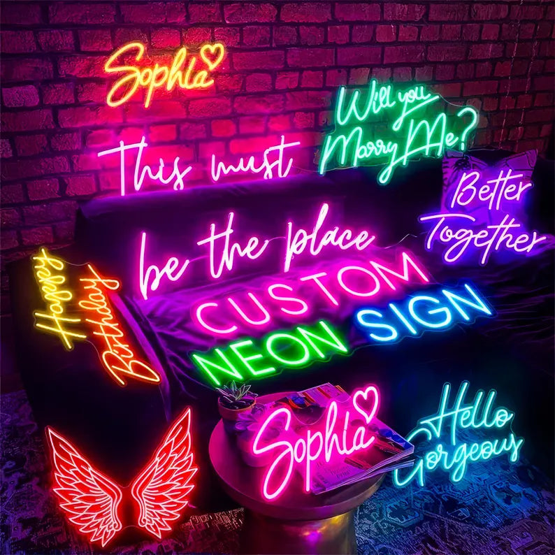 🙌Custom Neon Logos & Signs: Light Up Your Space and Brand! 💡