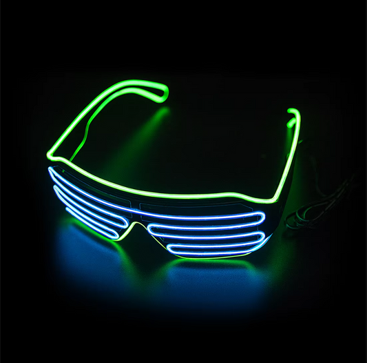 😎Led Glasses Neon Party Flashing Glasses Wireless🤓